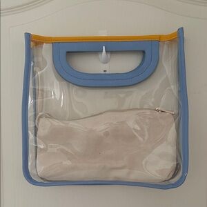 L*Space clear clutch bag